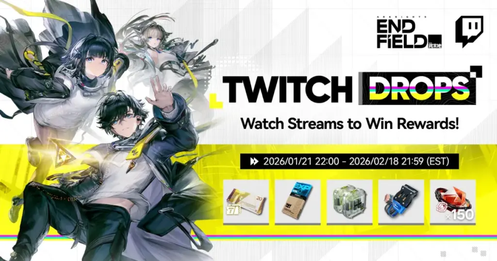 Arknights Endfield Twitch Drops